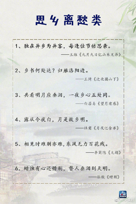 十首最著名的思乡诗2025年排行榜前十名榜单出炉