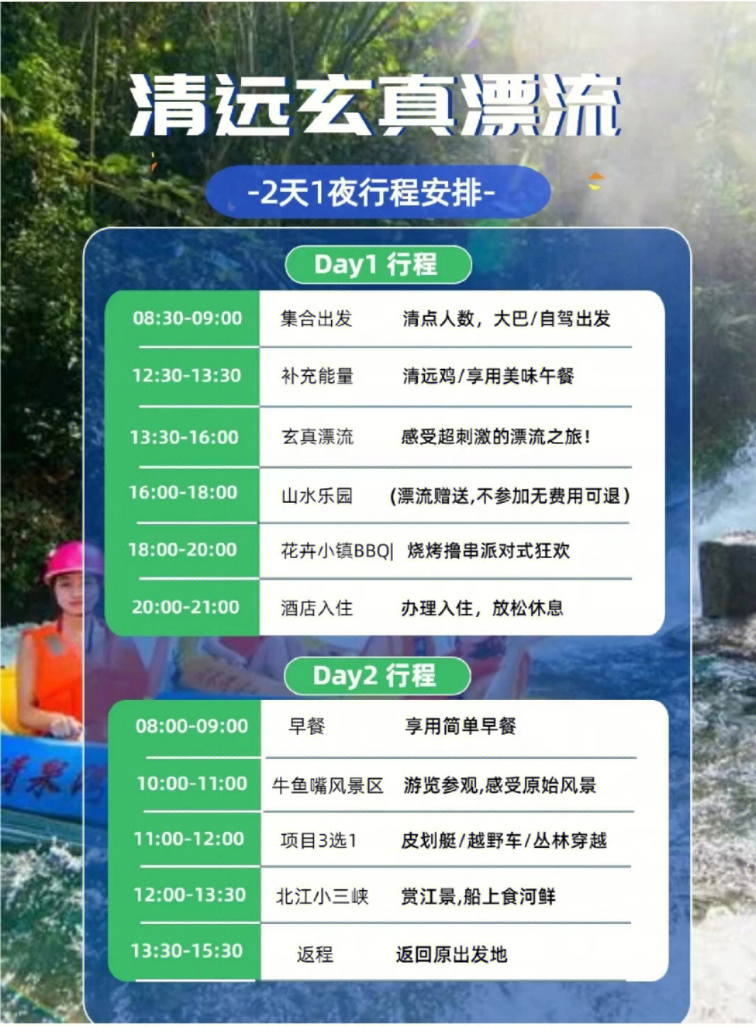 广东十大漂流景点2025年排行榜前十名榜单出炉