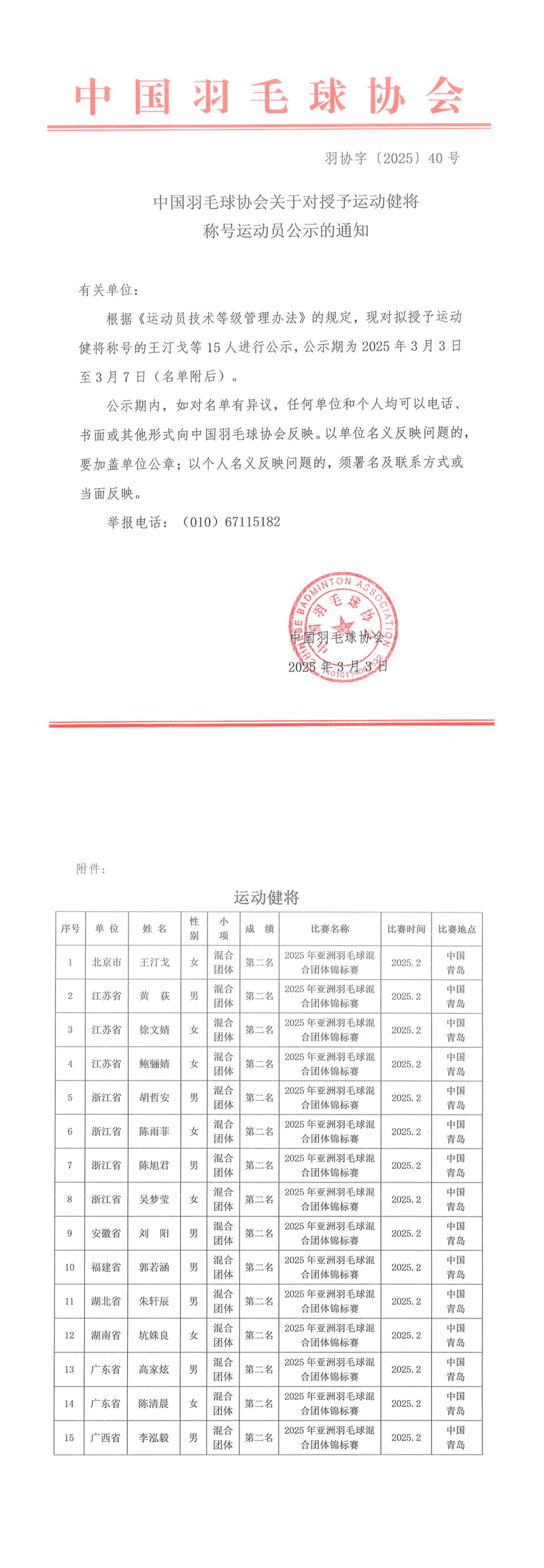 中国十大羽毛球男运动员2025年排行榜前十名榜单出炉