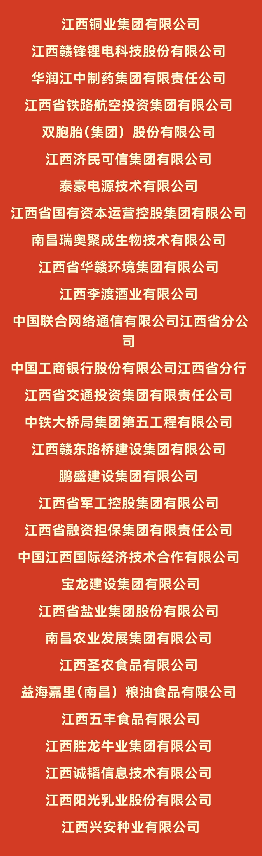 江西十大知名企业家2025年排行榜前十名榜单出炉